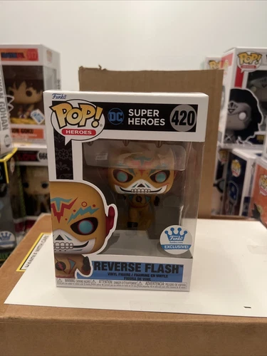Funko Pop! WB DC Super Heroes The Flash Reverse Flash #420 Funko Shop Exclusive