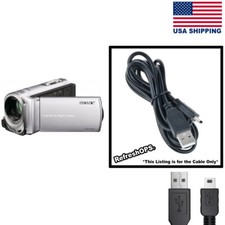 Sony DCR-SX63 Flash Memory Camcorde USB Cable Transfer Cord Replacement