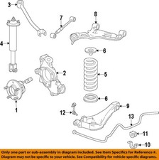 Cadillac Gm Oem 2009 Cts Rear-shock Absorber Or Strut 25884699