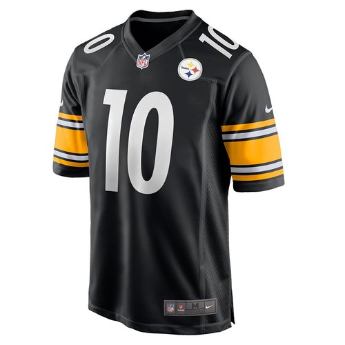 NFLPA Mitch Trubisky #10 Women's Nike Replica Home Jersey, Black, Large - 第 1/2 張圖片