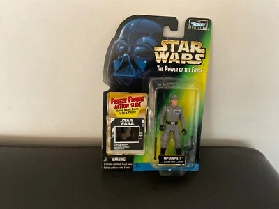 Star Wars Power of the force CAPTAIN PIETT Kenner Freeze Frame Action Slide - Photo 1/2