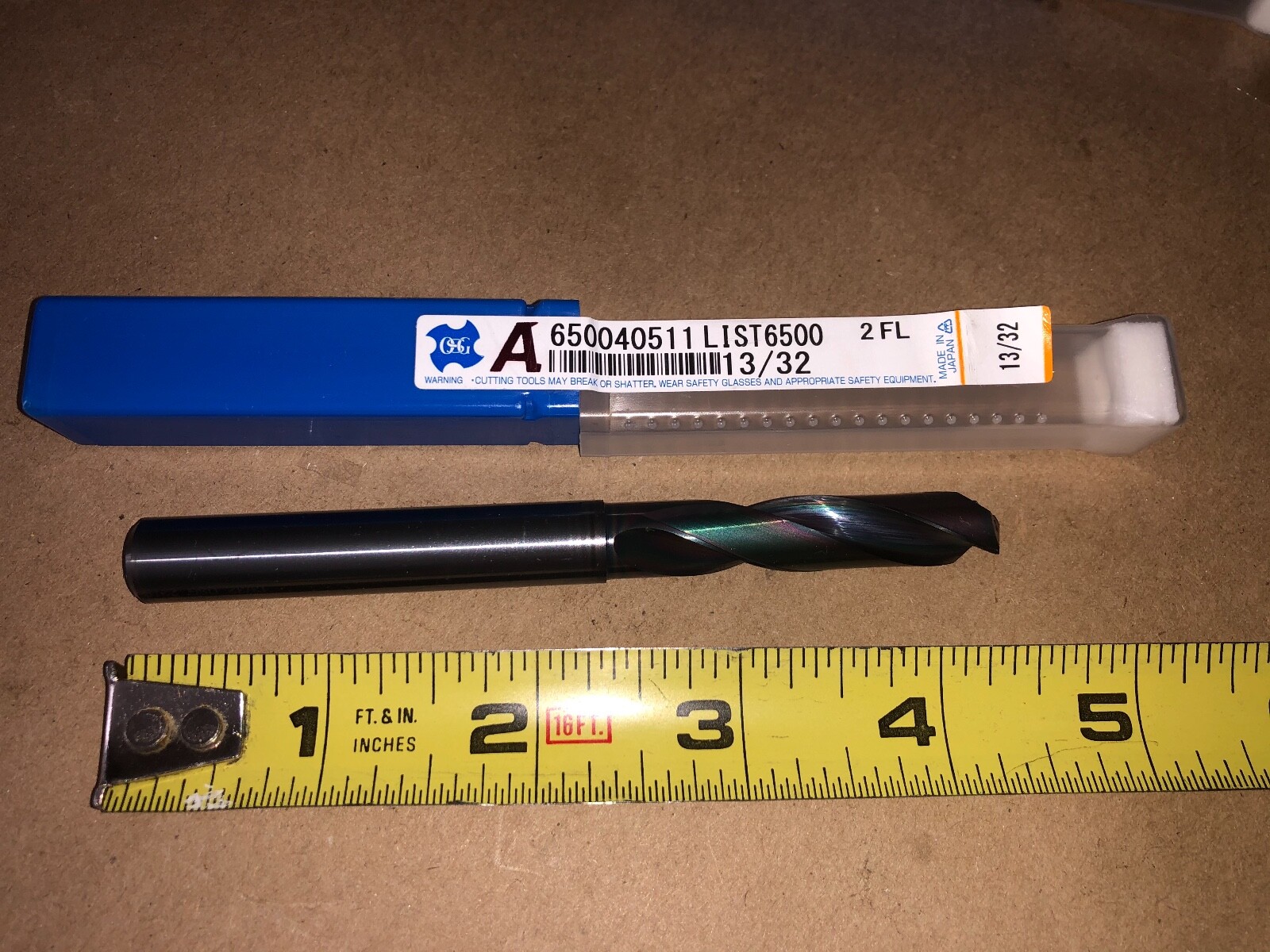 Osg 13 32 Carbide Jobber Drill Bit Coolant Through 2 Fl Ebay