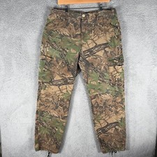 Vintage Camo Cargo Pants Men's 36x30 Realtree 80's Ripstop USA Made Gorpcore