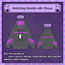 Hololive Nekomata Okayu Birthday Celebration 2024 - Matching Hoodie with Okayu