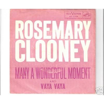 ROSEMARY CLOONEY - Many a wonderful moment