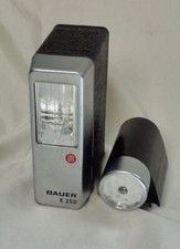 Bauer E 250 utrablitz camera flash with Bauer E 1 attachment