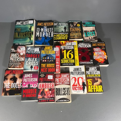 LOT OF 16 James Patterson Paperback Books The Medical Examiner
