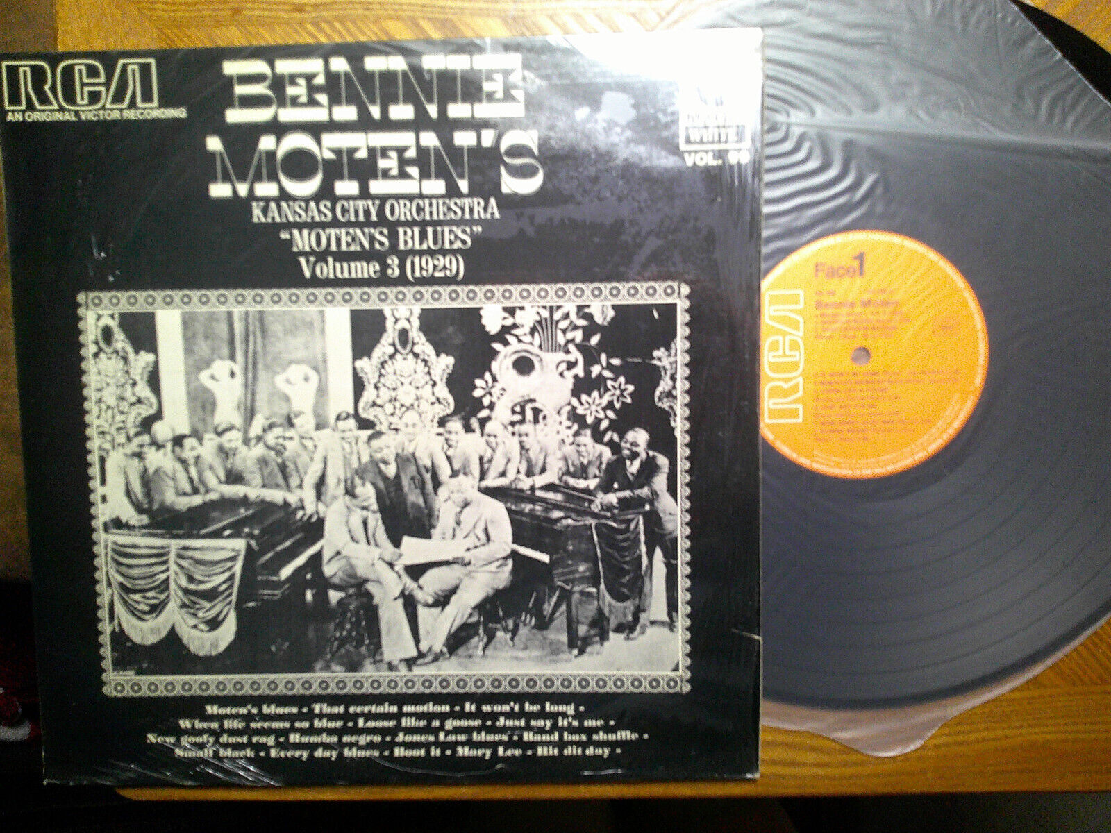 FRANCE RCA LP RECORD/BENNIE MOTEN/MOTEN'S BLUES/VOLUME 3 1929/NR MINT JAZZ