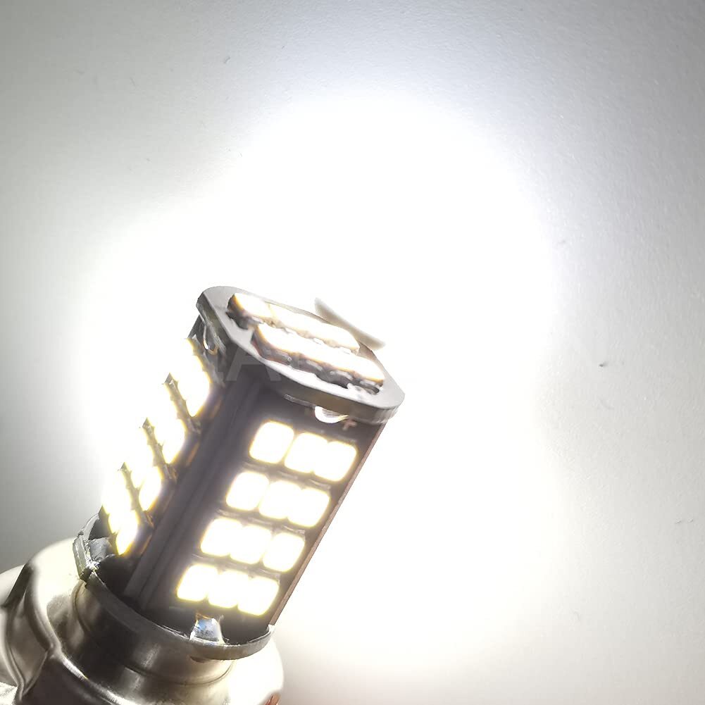 Ruiandsion 2PCS P26S LED Lampadina Del Motociclo Bianco AC/DC 10-30V 2016 69SMD Chips LED Lampadina Per ATU/ATV Motobike Lampada, Plug And Play, Non- Polarità : Amazon.it: Auto E Moto
