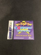 nsync gameboy color get To The Show Manual Only