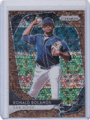 2020 Panini Prizm Tier II Quick Pitch Bronze Donut Circle 17/25 Ronald Bolanos
