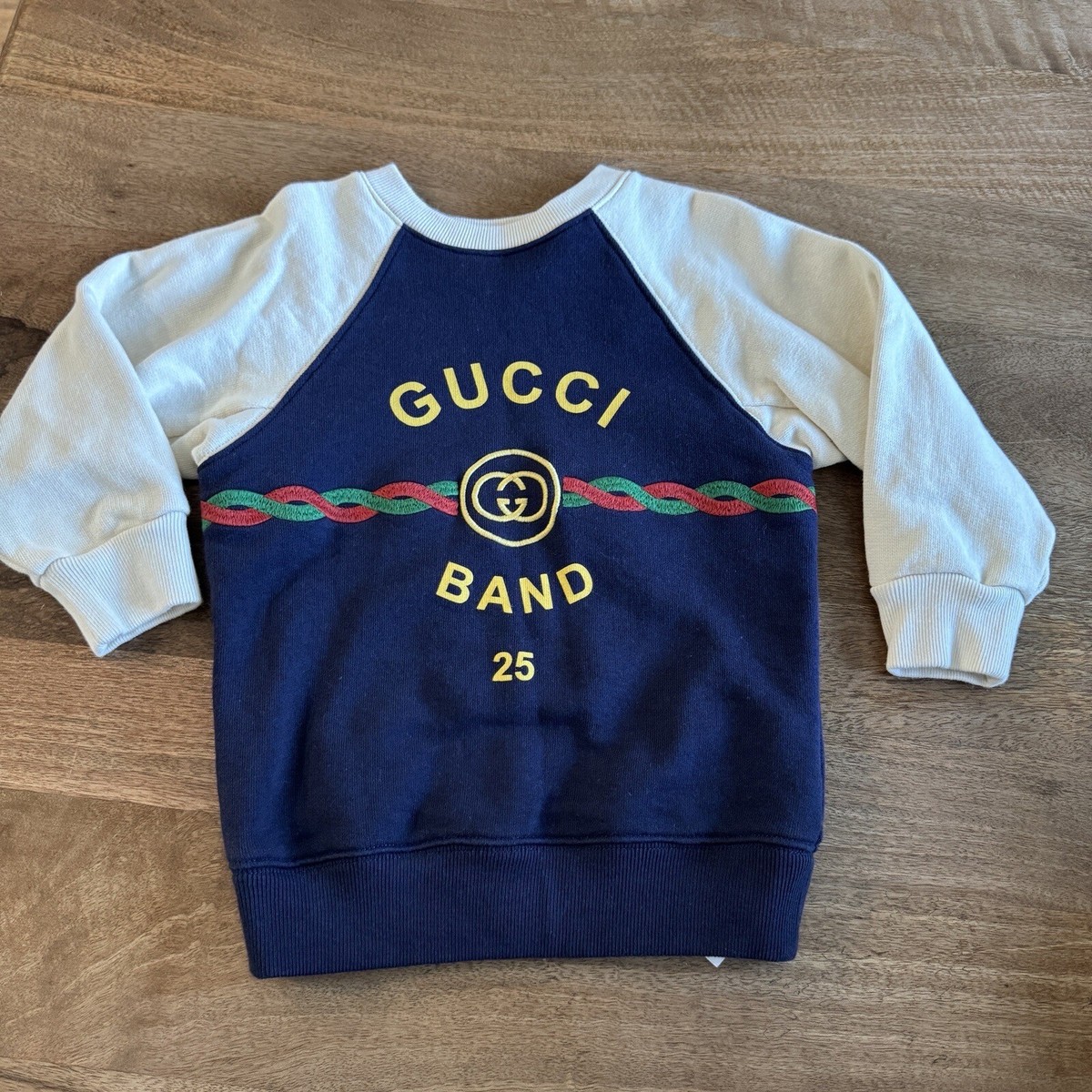 Kids Unisex Gucci logo-embroidered cotton sweatshirt 18-24 Months
