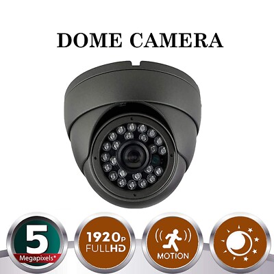 CASPERi 5MP DOME CCTV SECURITY 4IN1 KAMERA Ultra HD 1920P 2K 3,6MM NACHTSICHT