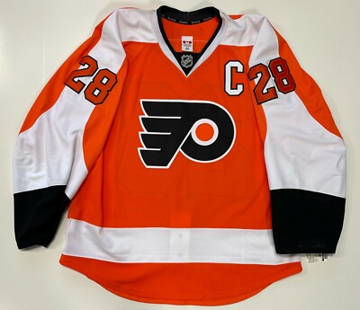 CLAUDE GIROUX PHILADELPHIA FLYERS CANADIAN RBK EDGE JERSEY SIZE 54 ORANGE 