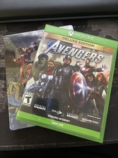 Avengers Game and Steelbook still in plastic wrap - Xbox
