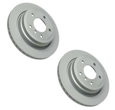 Pair Set of 2 Rear Zimmermann Brake Disc Roto...