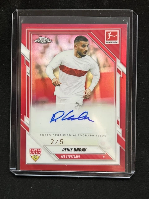 Topps Chrome Bundesliga 25/26 Deniz Undav VfB Stuttgart auto /5