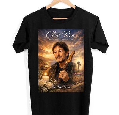 New CHRIS REA R.I.P Logo Reprint  S-235XL T-Shirt B07.140