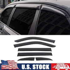 ABS Black Window Visors Sun Guard Rain Deflector Fits For Subaru Forester 2025+