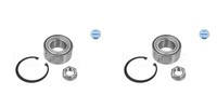 Meyle 2X Radnabe Radlagersatz Vorne FüR Peugeot 207 CC 208 CitroëN C3 II WD