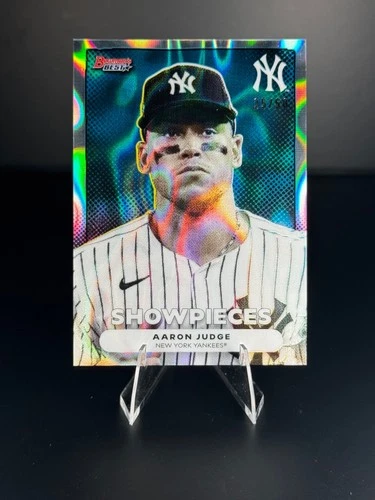 New Listing2025 Bowman’s Best - Aaron Judge Showpieces #BS-13 Lava Refractor /50 Yankees