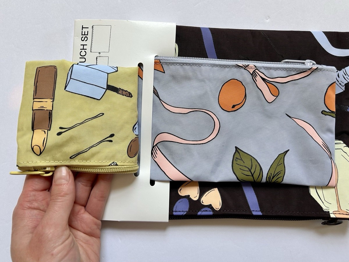 2025新作 BAGGU ゲットレディウィズミー　FLAT POUCH SET BAGGU Flat Pouch Set Get Ready With Me | Shopbop