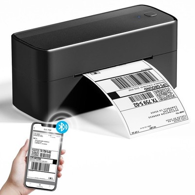Bluetooth DHL Etikettendrucker Label Printer 4x6 Versandetiketten Drucker