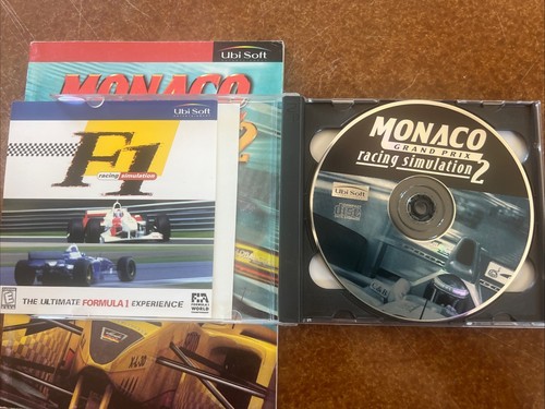 Monaco Grand Prix Racing Simulation 2 PC CD race + F1 Racing simulation V1 Bonus - Afbeelding 2 van 3
