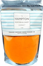 (Free Duty Tax) Cheddar Cheese Powder, 1 Pound Resealable Zip Bag, Popcorn C