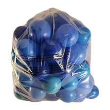 75 Blue Ball Pit Balls- Varying Shades And Sizes