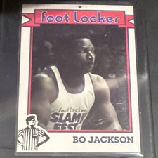 Foot Locker 1991 Slam Fest Bo Jackson Royals Raiders Trading Card