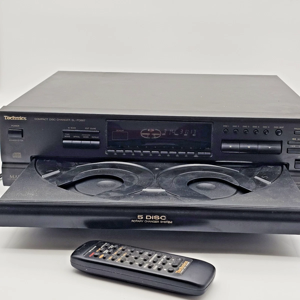 Technics Home Audio CD Players & Recorders 5-9 CD Changer Capacity