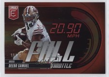2025 Panini Donruss Elite Full Throttle Red /99 Deebo Samuel #25 rw6