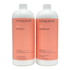 Living Proof Curl Shampoo  Conditioner 32 Oz Set with Pumps