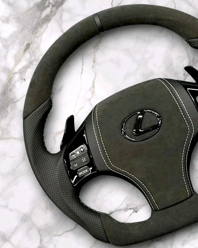 TTD Craft Lexus 2006-2013 IS250 IS350 ISF Alcantara sports Steering Wheel - Image 4 of 4