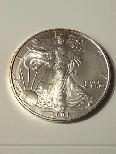 2004 American Eagle Walking Liberty 1oz Fine Silver Dollar