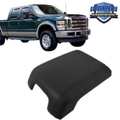 Black Center Armrest Console Lid For Ford F-250 F-350 F-450 F-550 2011 2012-2016