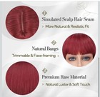 NIP BARSDAR Short Red Bob Wigs - Short Bob Red Wig W/bangs $19.99 — photo 3