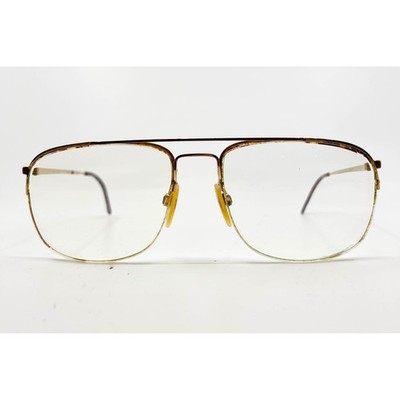 Silhouette 23 V 6052 Aviator Eyeglasses Frame Austria Men Gold Tone
