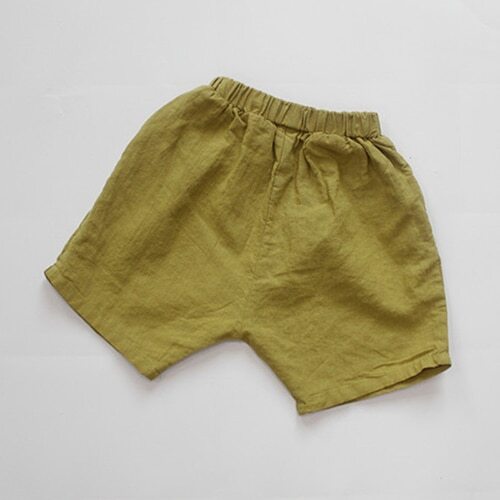 1-6 Yrs Baby Shorts Flax Cotton Stripe Children Shorts Style Kids For Summer - Bild 16 von 22