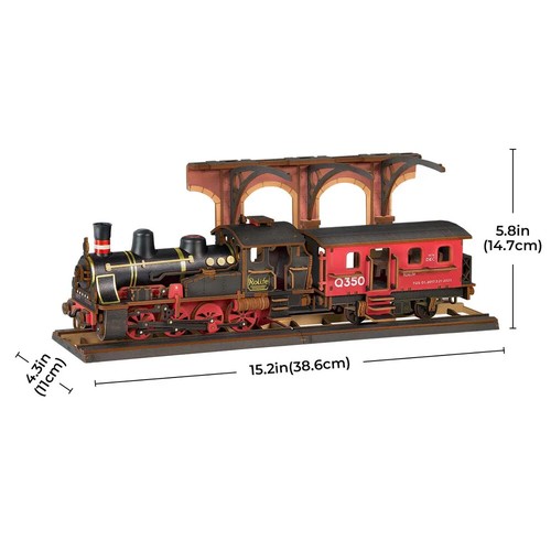 Rolife 3D Wooden Puzzle Steam Journey DIY Building Model Kits Adult Xmas Gift - Picture 3 of 9
