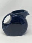 Fiesta Ware Large Disk Water Pitcher Retired - Cobalt Blue - Homer Laughlin