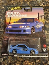 🔥Hot Wheels🔥Premium Fast & Furious Mia's Custom Acura Integra Sedan GSR (blue)