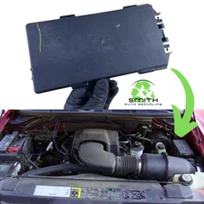 1999-2003 Ford F-150 Under Hood Engine Fuse Relay Box Cover Lid Black OEM