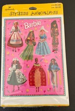 Vintage Barbie Stickers Hallmark - Dated 1996