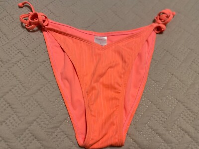 Women's Xhilaration High Leg Scoop Waist Bikini Bottom Size Large