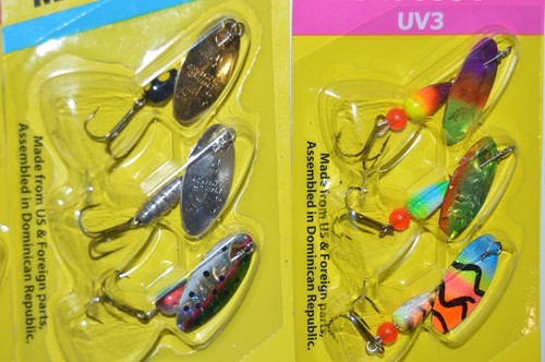 4 packs panther martin trout spinners value 3-pack size 4 rainbow assortment - 第 3/4 張圖片