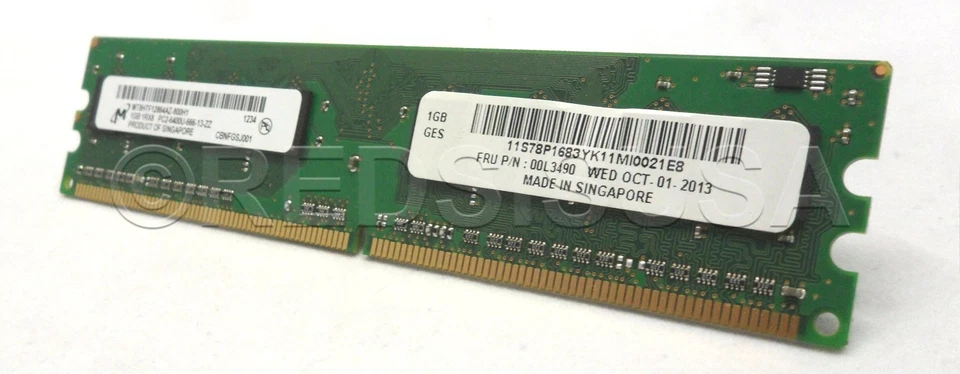 1Gb, Pc2-6400U/800Mhz, 240-Pin Ddr2 Dimm 00L3490 - Image 3 of 3