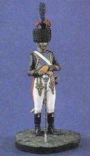 1/16 Scale Napoleonic Guard Model Figure Elite French Soldier with Bearskin Shak