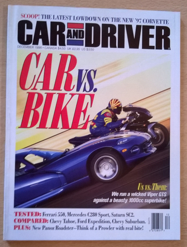CAR AND DRIVER - Full Year 1996 (Full Year) - "Collector" Condition - Picture 13 of 13